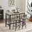 Upholstered Adjustable Height Counter Stool
