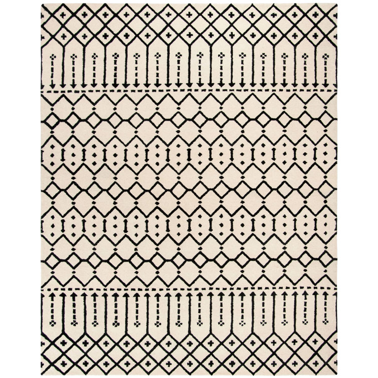 Griffiths Hand Tufted Wool Geometric Rug
