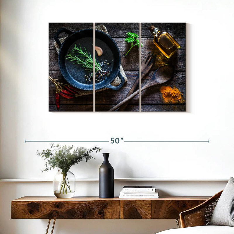 Yarlin Cooking With Spices, 24" H x 38" W