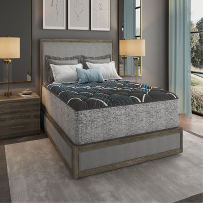 Restonic Comfort Care 14" Hybrid Mattress, Individual Pocketed Coil Mattress , Medium Comfort, California King