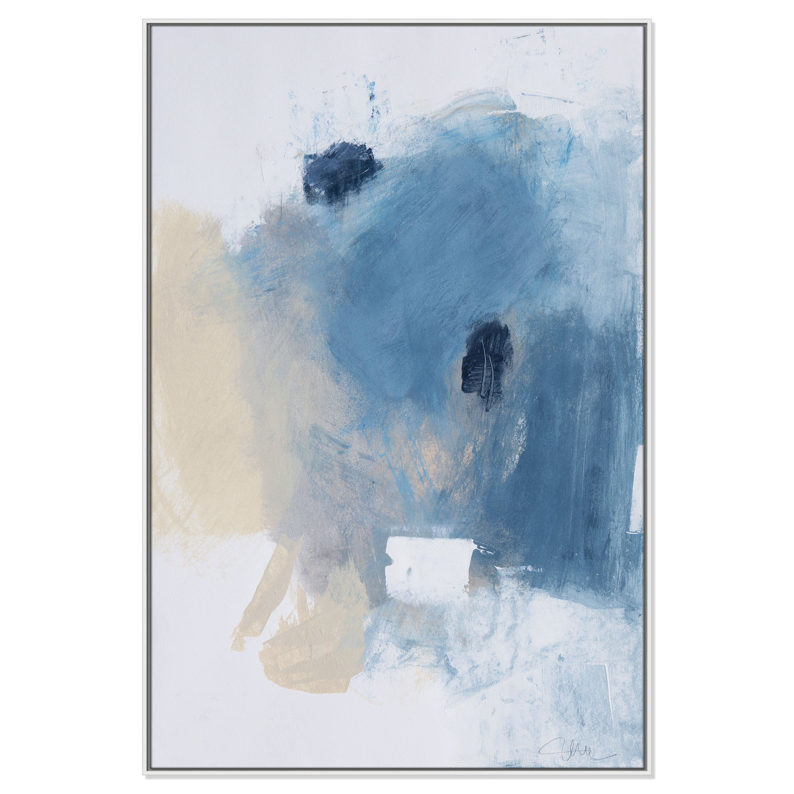 Coastal Carnival I Print by Casa Fine Arts, No Mat, 61.5" H x 41.5" W x 2" D, White Floater Framed Canvas