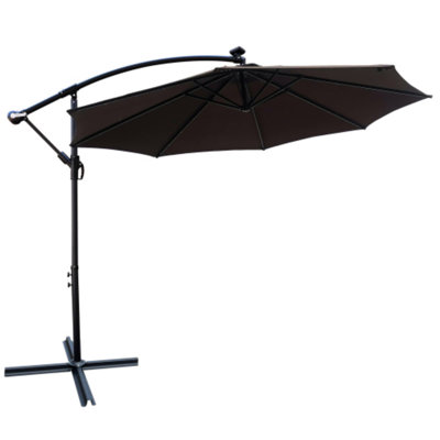 Base de manivelle et croix imperméable à l'épreuve du soleil pour l'extérieur 8 pi