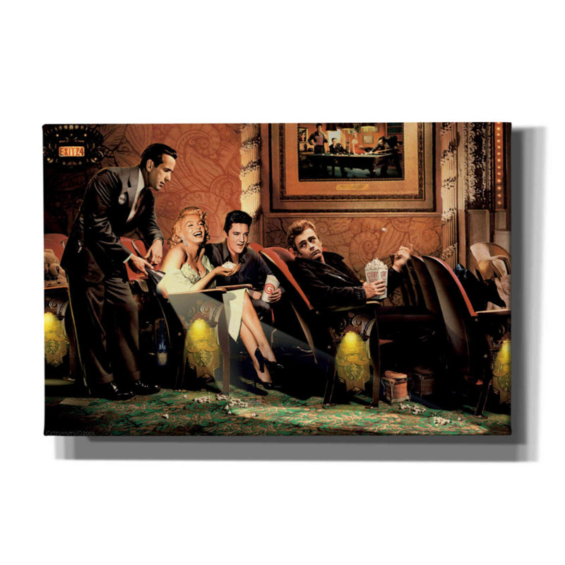 «Classic Interlude Party» par Chris Consani - reproduction d'art sur toile tendue, H 12 po x l 18 po x P 0,75 po