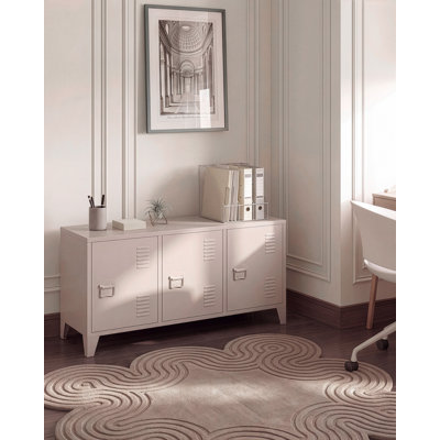 Storage Unit CARDIFF Metal Beige