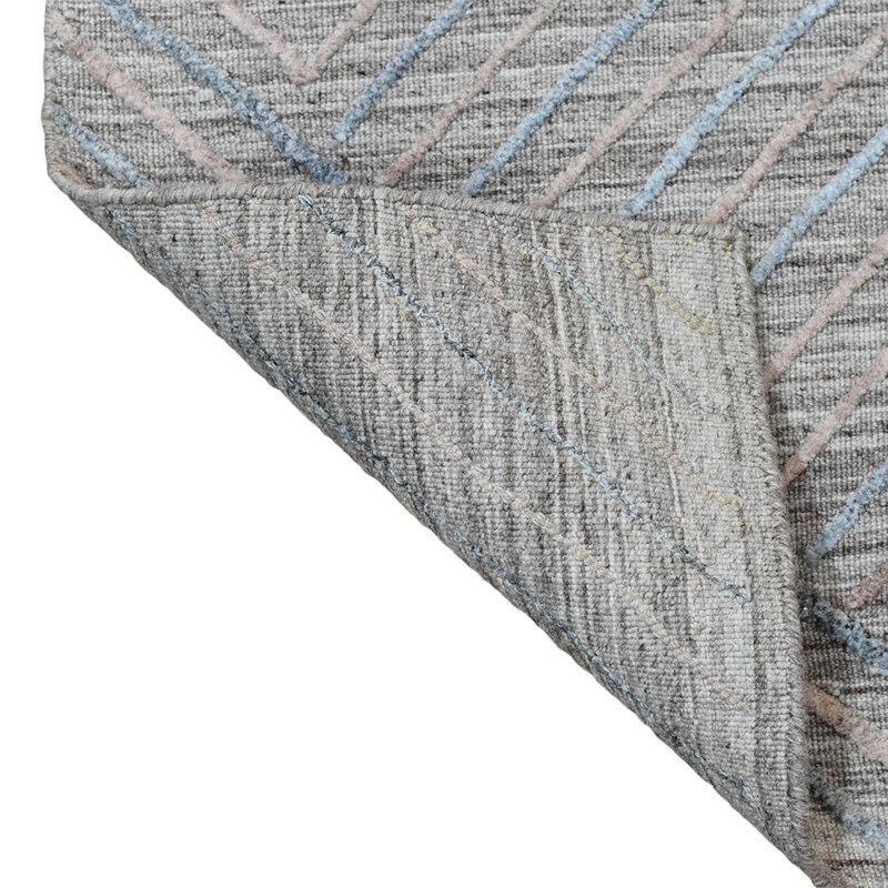 Tapis intérieur contemporain en polypropylène tissé à la main, Rectangle 8 pi x 10 pi