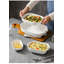 Ensemble de plats de cuisson rectangulaires en céramique blanc pur Minimalist (3 pièces)