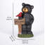  Bear Holding Welcome Sign Garden Statue