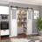 Standard Double Door Barn Door Hardware Kit-60571036
