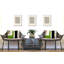 Coussin décoratif intérieur / extérieur en polyester filé Sadia-92078356-99277210