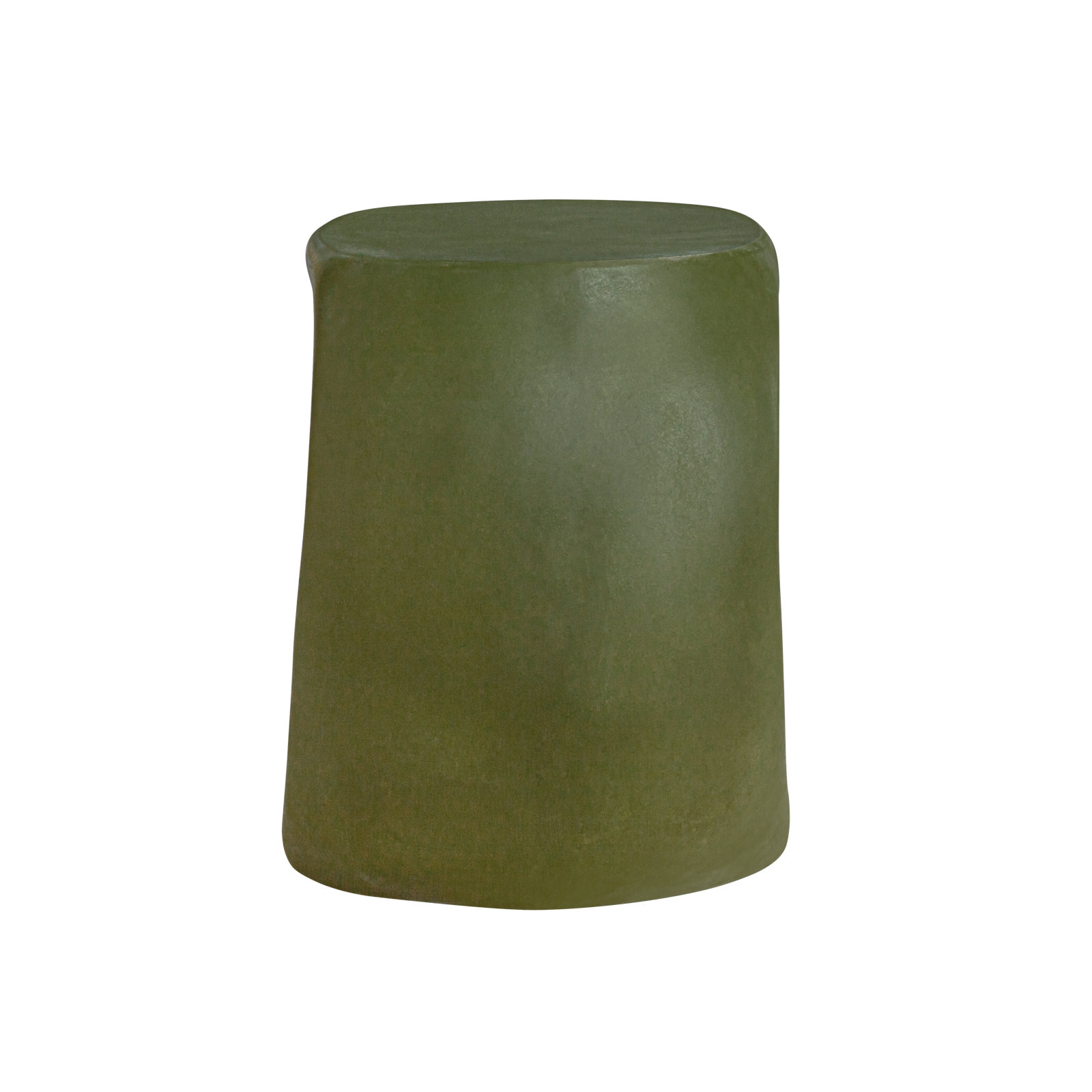Trae Backless Patio Bar Stool, Green