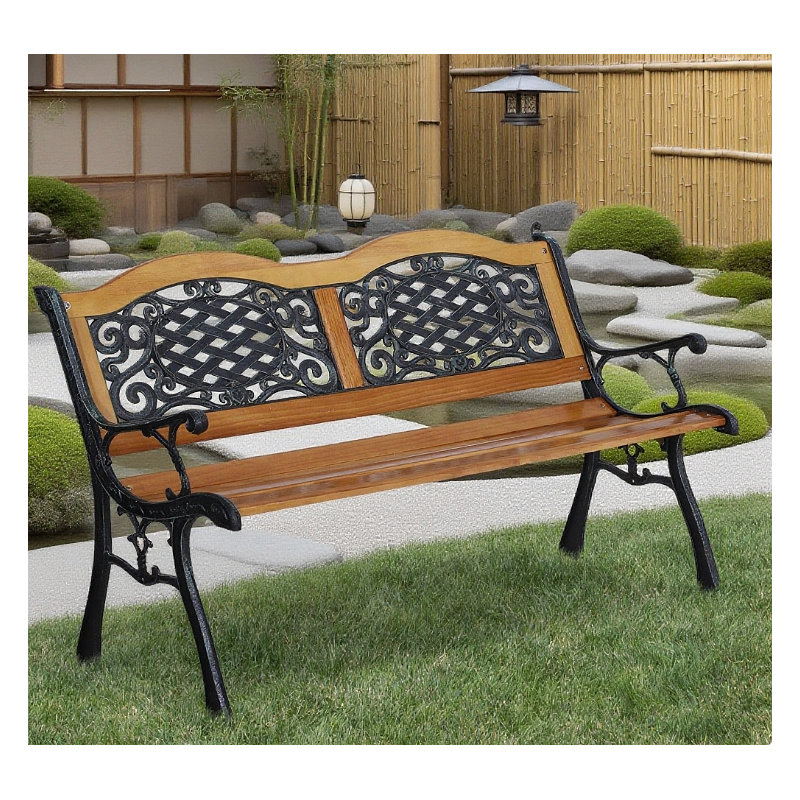 Banc de jardin extérieur, banc de patio de parc