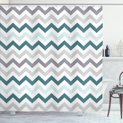 Damne Chevron Shower Curtain