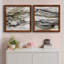 Marbré or I - ensemble de 2 peintures sur toile encadrées-457518297-457518301