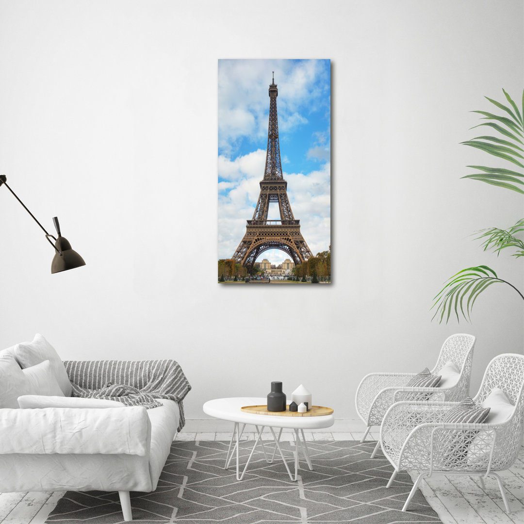 Eiffel Tower Paris - Wrapped Canvas Print