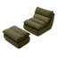 Fauteuil à billes ergonomique avec repose-pieds-1267219960