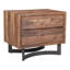 2 - Drawer Nightstand in Brown