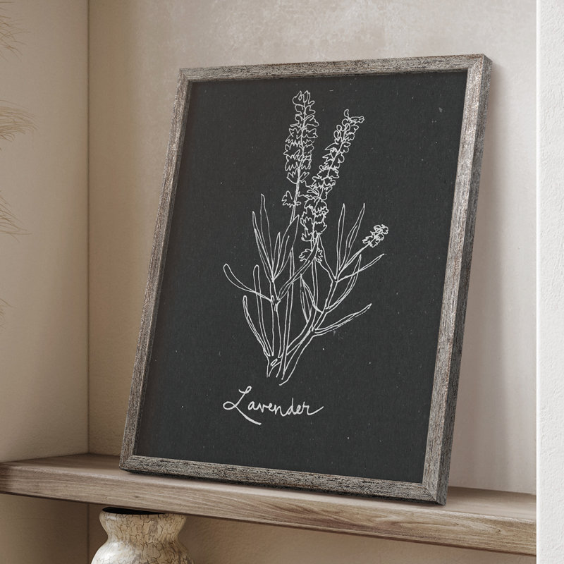 Scent Garden II Framed Print - Solid Wood, 15" H x 12" W