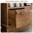 Vintage Burlywood Solid Pine Bookcase