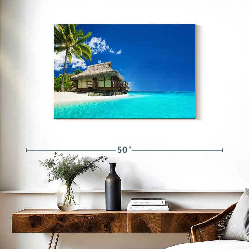 Tahard tropical de Tahiti, H 24 po x l 36 po