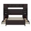 Lit plateforme double avec rangement double-1163661475