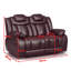 Galles 3 Seater Faux Leather Reclining Sofa-190675577-149870102