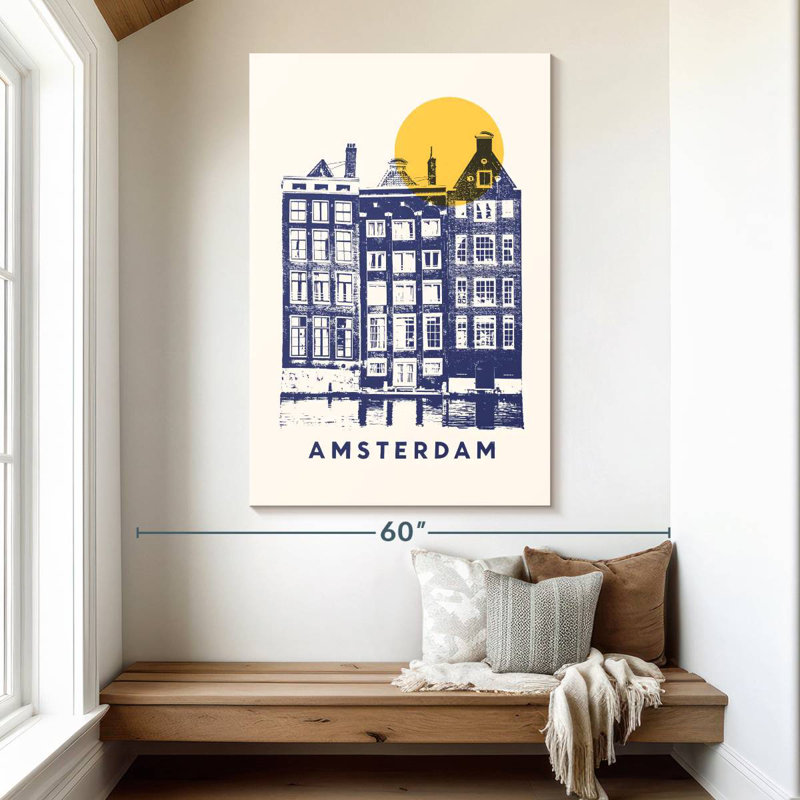 Aime Amsterdam City, 51" H x 34" W