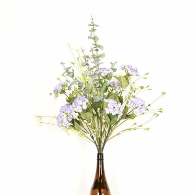 Arrangement floral d'hortensia artificiel de 36 po pour remplissage de vase, branche de feuillage de ferme, longue tige de bouquet de fleurs en vrac pour fête de mariage