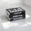 Ensemble de 3 faux livres en noir et blanc