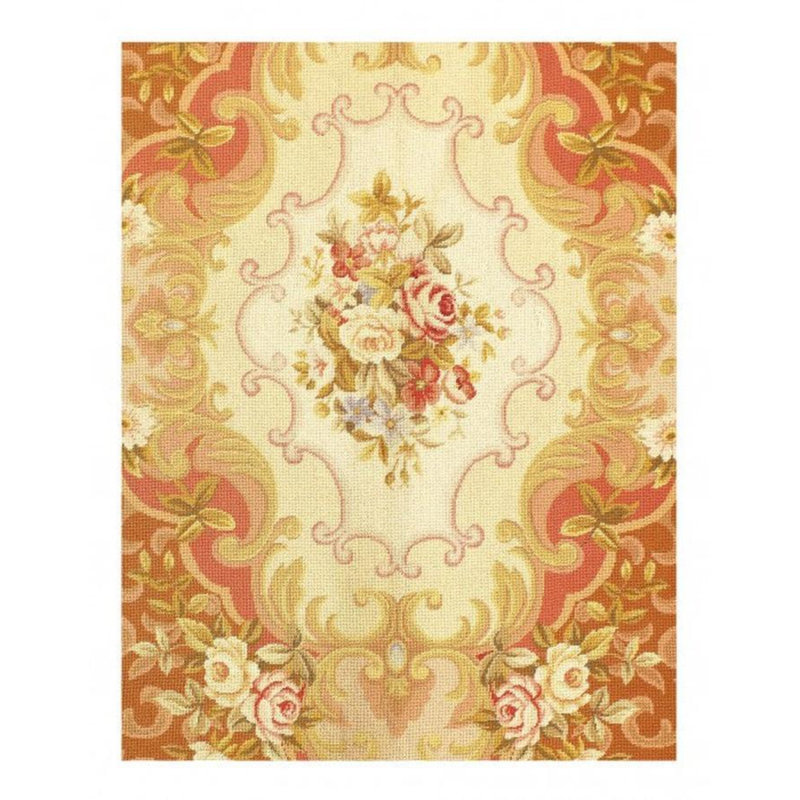 Tapis beige / brun en coton / laine oriental noué à la main 8 pi x 9 pi 9 po Oriental