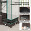 1ft Galvanized Raised Garden Bed, Open Bottom, Silver-110257687