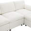 Canapé modulaire confortable en forme de U avec rangement et fonctionnalité de canapé-lit-1340126070