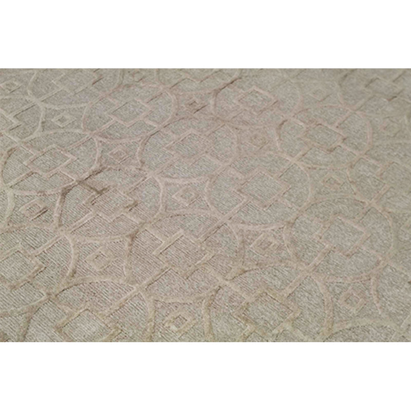 Himalayan Cotton Geometric Area Rug in Gray