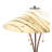27" High Metro Fusion Branches Glass Table Lamp