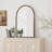 Iron Framed Arched Wall Mirror, Wall Decor Arch Mirror-1353356841