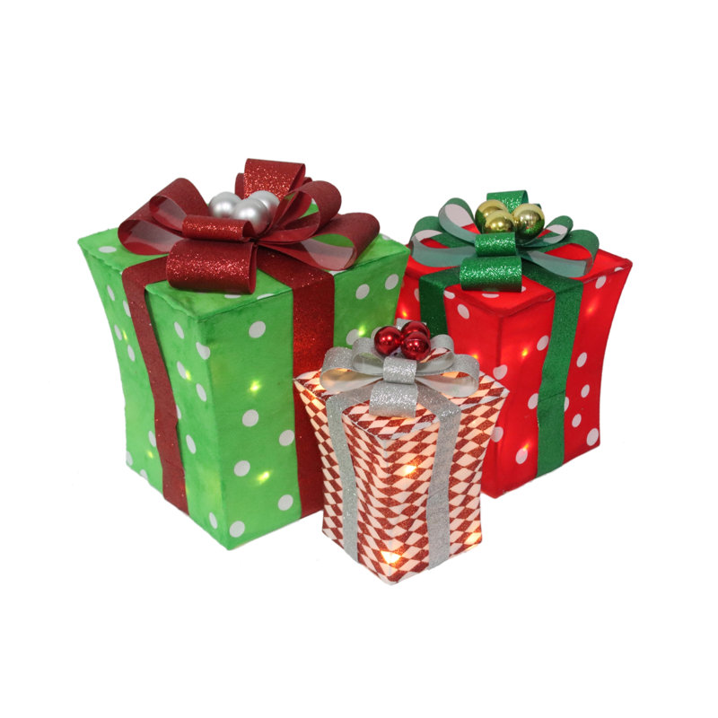 Décoration de Noël en tissu pour l'extérieur