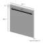 ZLINE 24 in. Fingerprint Resistant Control Dishwasher with Stainless Steel Tub and Style Handle, 52dBa-134251859