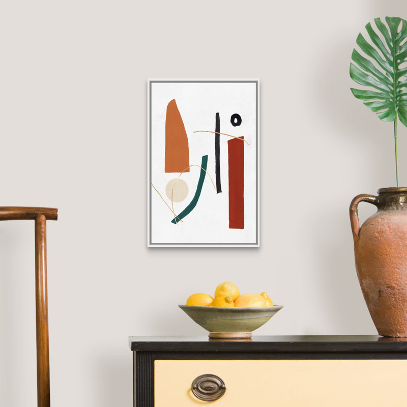 Reproduction d’art sur toile, "precision I" par PI studio, Toile blanche encadrée, H 20 po x l 14 po x P 1,75 po