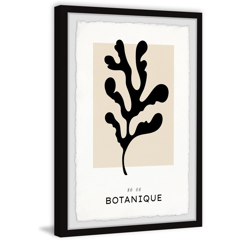 «No 06 Botanique», reproduction encadrée, H 12 po x l 8 po x P 1,5 po