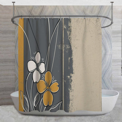Rideau de douche Floral