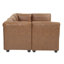 Canapé modulaire large avec repose-pieds-640444026