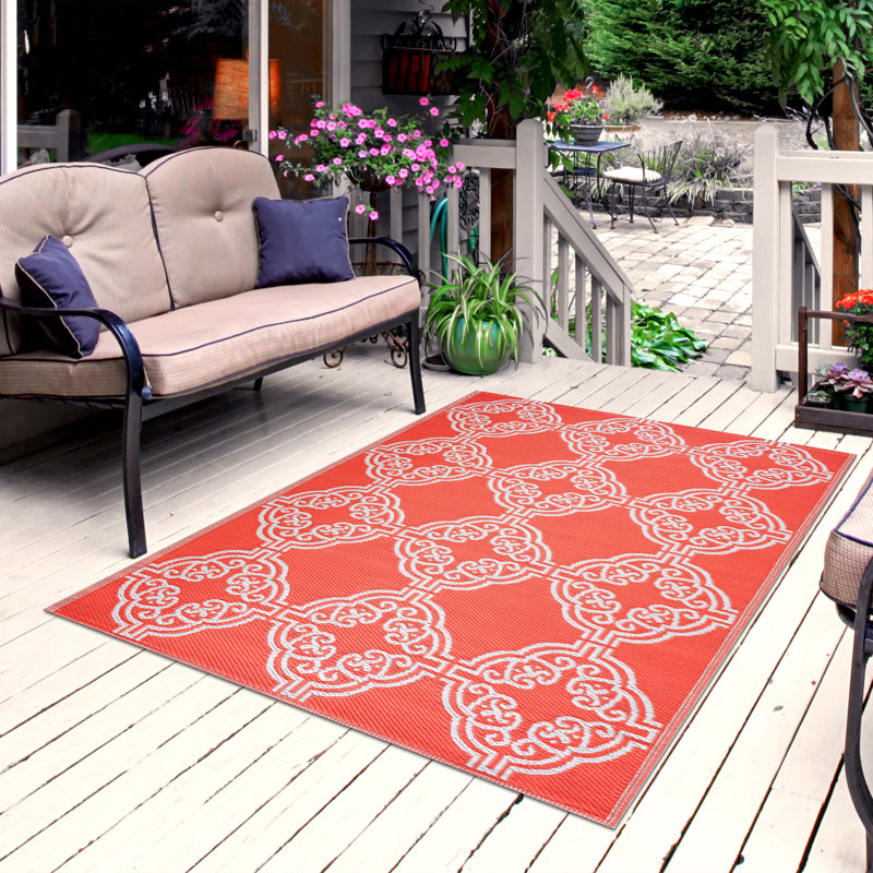 Balint Oriental Indoor / Outdoor Rug, Rectangle 6'x 9'