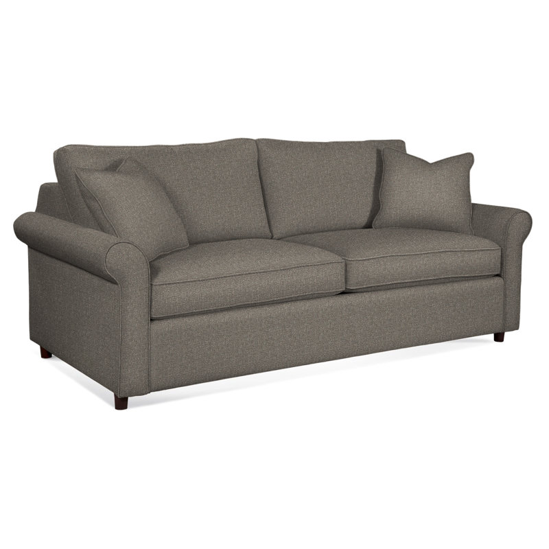 Northfield Upholstered 85'' Sofa Bed, Gray Performance; 0863-84, 5" Innerspring Mattress