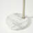 Mason 81 in. Modern Adjustable LED Arched Standing Floor Lamp with Fabric Drum Shade and Weighted Marble Base-62954051