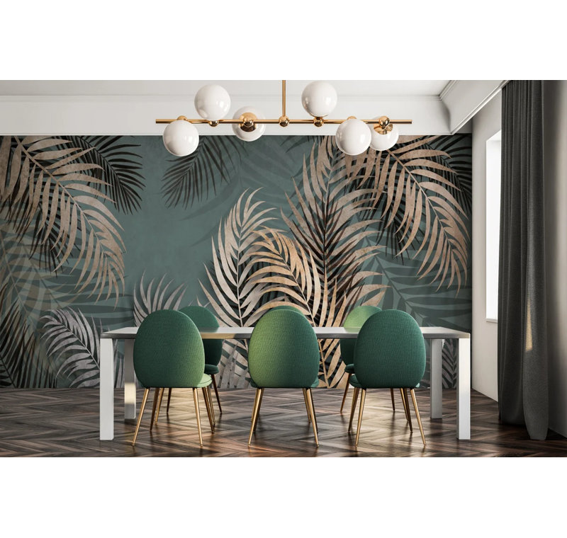 Midnight Palms, 72" L x 108" W