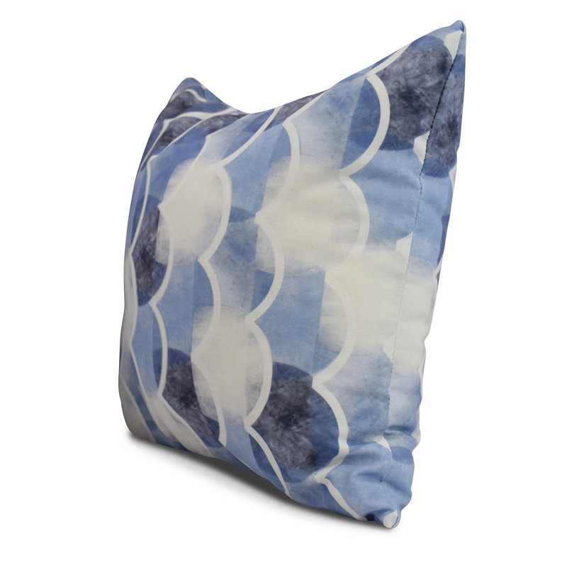 Housse et insert de coussin carré Nantucket, Bleu, 18 po x 18 po