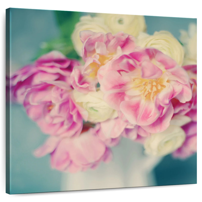 Arney Blushing Blooms I, 24" H x 24" W