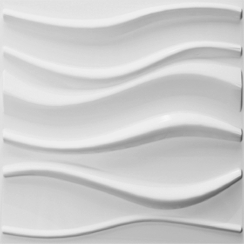 Shakopee 50.04cm x 50.04cm Wood Tile in White