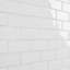 Nabi Subway 3X6 Crackled Glossy Glass Tile-808294785