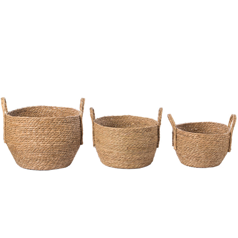 Ensemble de paniers 3 pièces en osier