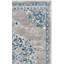 Tapis gris clair / bleu Barcus-32706490